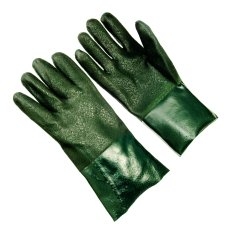 Green Lined Deluxe Non-Rubber Gloves, 1 Dozen