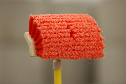 11" Bi-Level Orange Acid Wash Brush